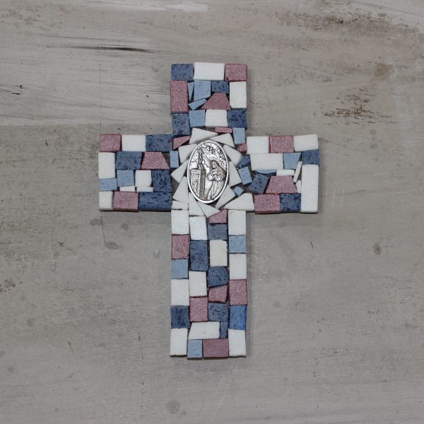 Mosaic Cross with icon